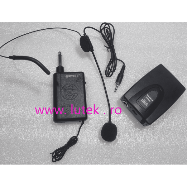 Microfon wireless lavaliera tip casca, (MVL-HQ-C) www.lutek.ro